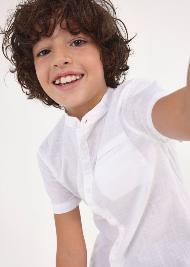 Short Sleeve Shirt - White