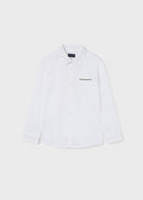 Long Sleeve Dress Shirt - White