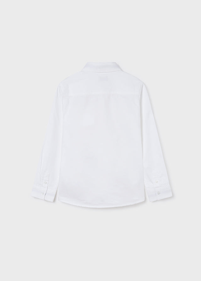 Long Sleeve Dress Shirt - White
