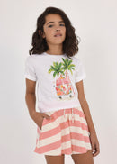 Fleece Shorts - Coral