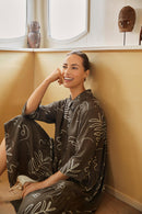 Nydilla 3/4 Sleeve Dress - Crocodile