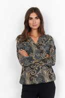 Felicity Paisley Blouse - Black