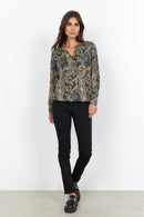 Felicity Paisley Blouse - Black