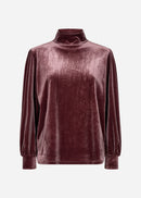 Hera2 Blouse - Wine Red