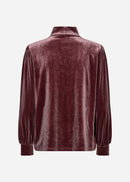 Hera2 Blouse - Wine Red