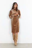 Hera3 Midi Dress - Sepia Brown