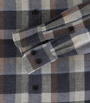 Long Sleeve Check Shirt - Antracite