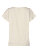 Feminin Front Print T-Shirt - Cream