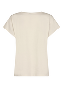 Feminin Front Print T-Shirt - Bright Blue