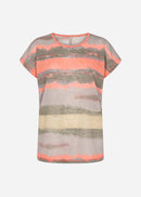 Aretha 33 T-Shirt - Coral Haze