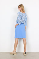 Felicity AOP Blouse - Bright Blue