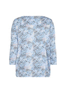 Felicity AOP Blouse - Bright Blue