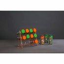 Schwartz 12 Bottle Spice Rack - Copper