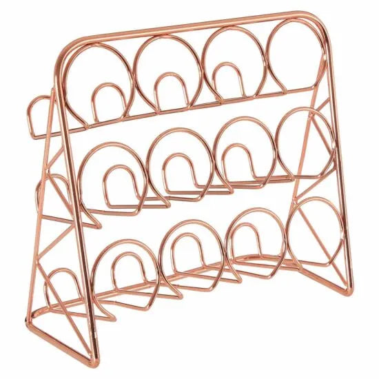 Schwartz 12 Bottle Spice Rack - Copper