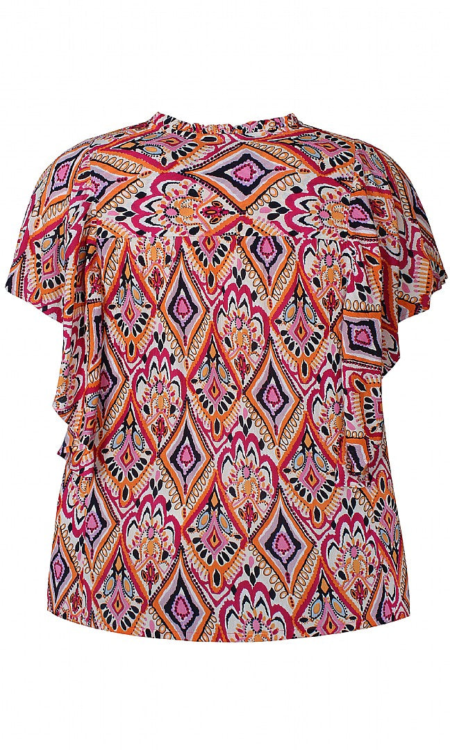 PRINT BLOUSE - Zni3499