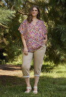 PRINT BLOUSE - Zni3499