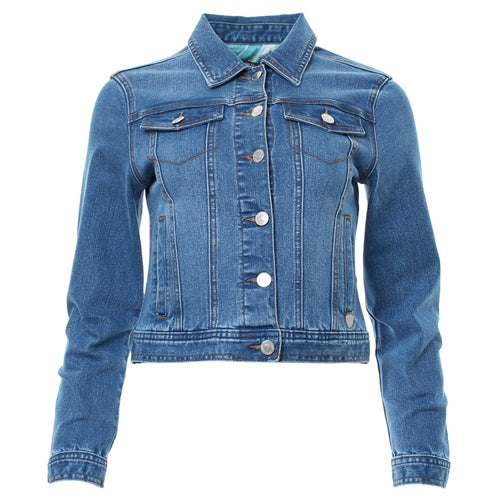 June Denim Jacket - Mid Blue