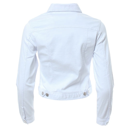 Kayla Denim Jacket - Optic White