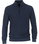 Patterned Troyer Jumper - Navy