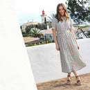 Blossom Shirt Dress - Green