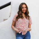 Fern Short Sleeve Shirt - Pink