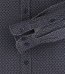 Long Sleeve Print Shirt - Light Blue