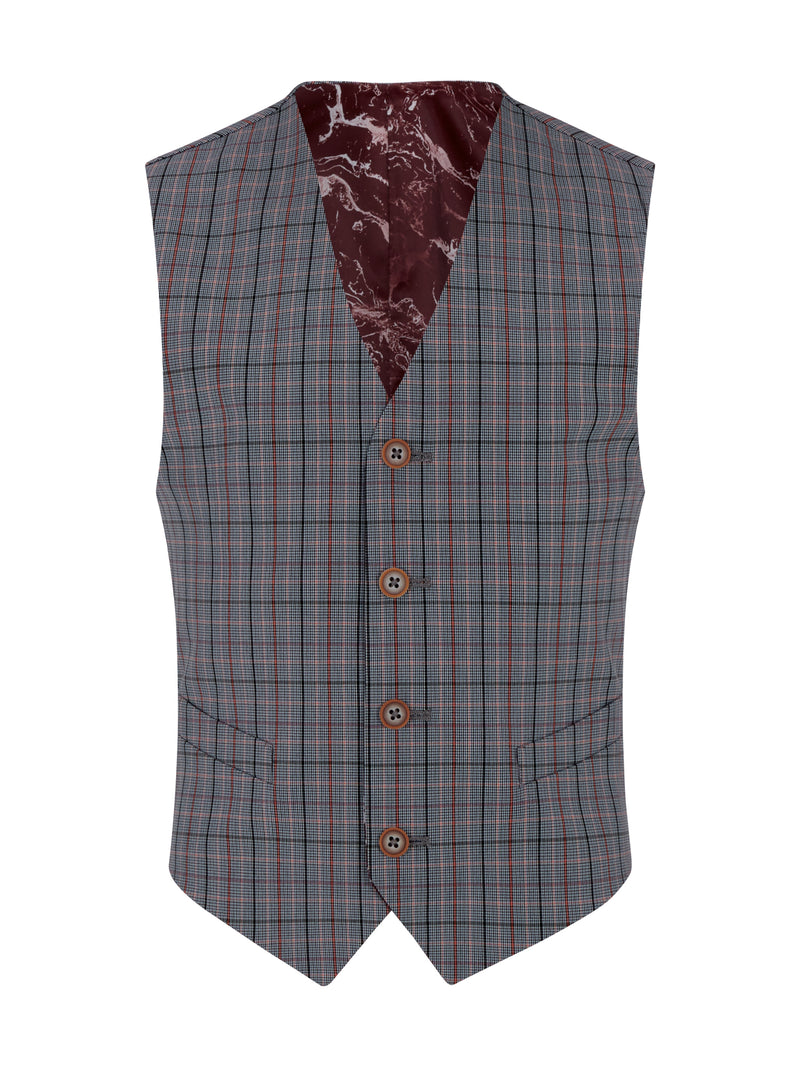 1880 Club Doyle Waistcoat - Red