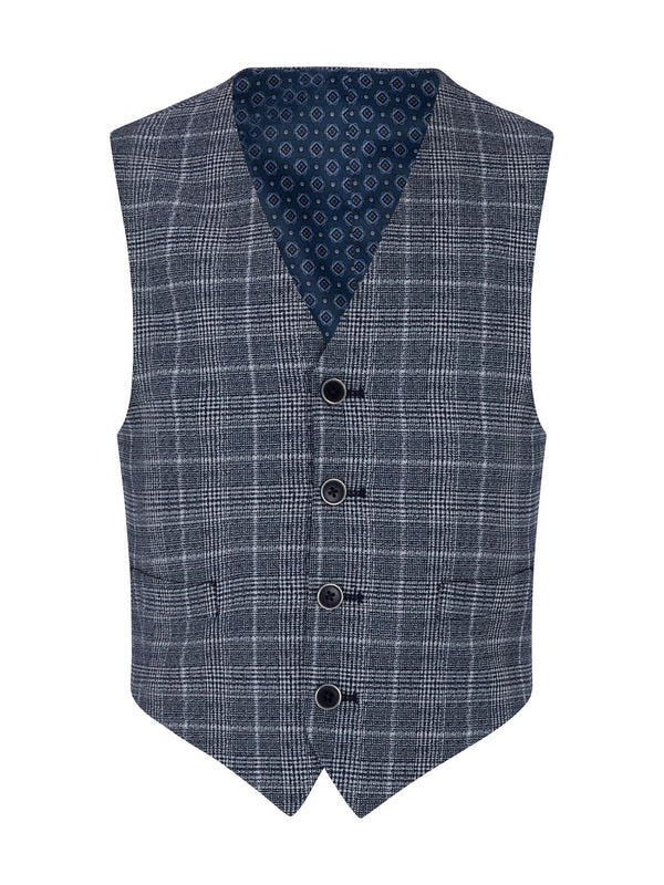Doyle Waistcoat - Slate Blue
