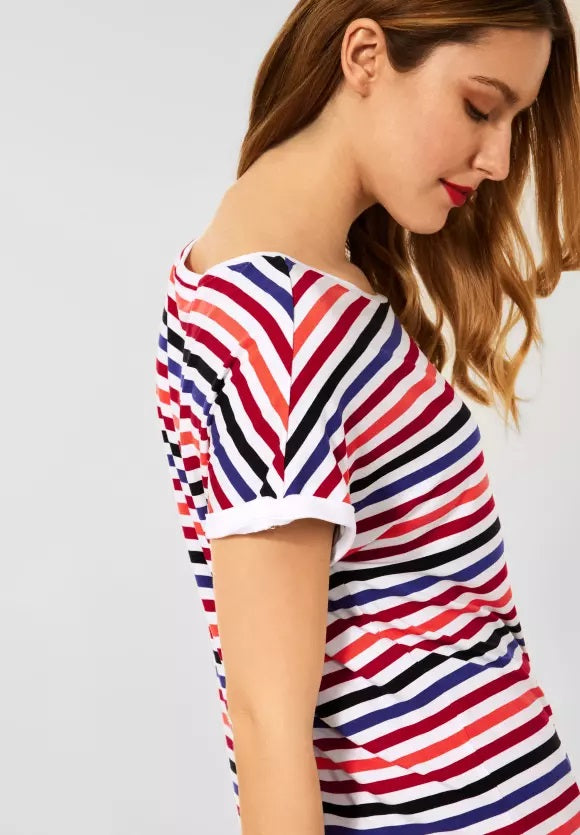 Crista Multicolor Shirt - White