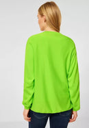 Drawstring Cardigan - Shiny Apple Green
