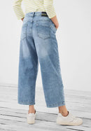 Crop Trouser - Light Blue Wash