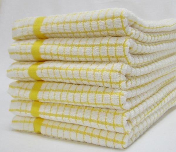 Yellow Tea Towel