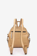 Premium Leather Backpack - Camel