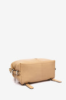 Premium Leather Backpack - Camel