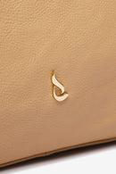 Premium Leather Backpack - Camel