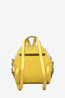 Premium Leather Backpack - Yellow