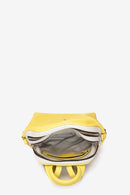 Premium Leather Backpack - Yellow