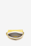 Premium Leather Cross Body - Yellow