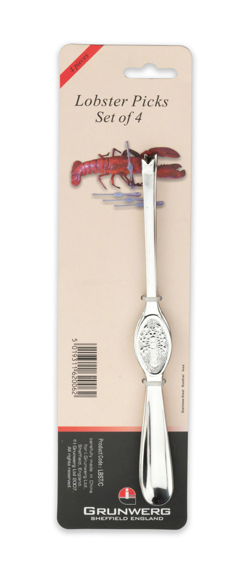 Set 4 Lobster Picks