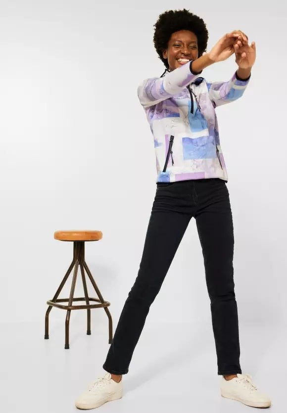 Athleisure Sweatshirt - Pure Off White