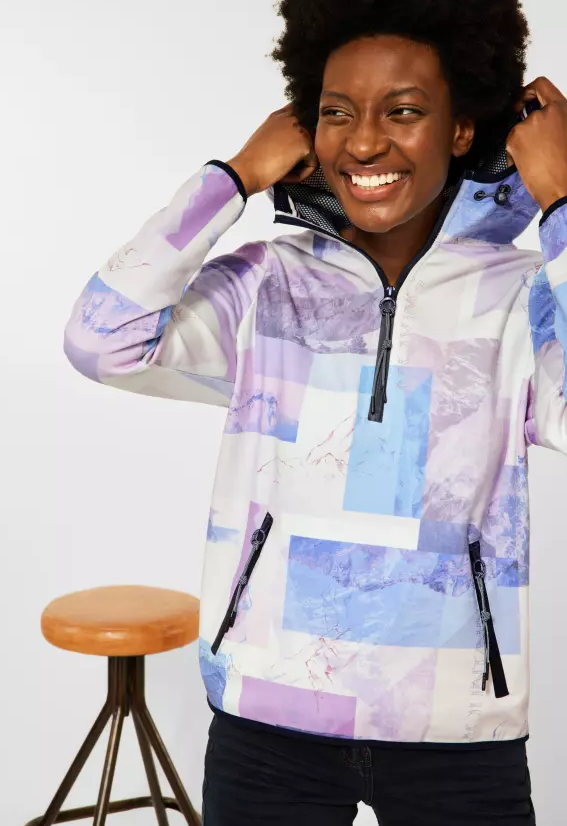 Athleisure Sweatshirt - Pure Off White