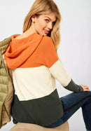 Colorblock Hoodie - Simply Orange