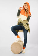 Colorblock Hoodie - Simply Orange
