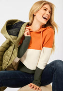 Colorblock Hoodie - Simply Orange