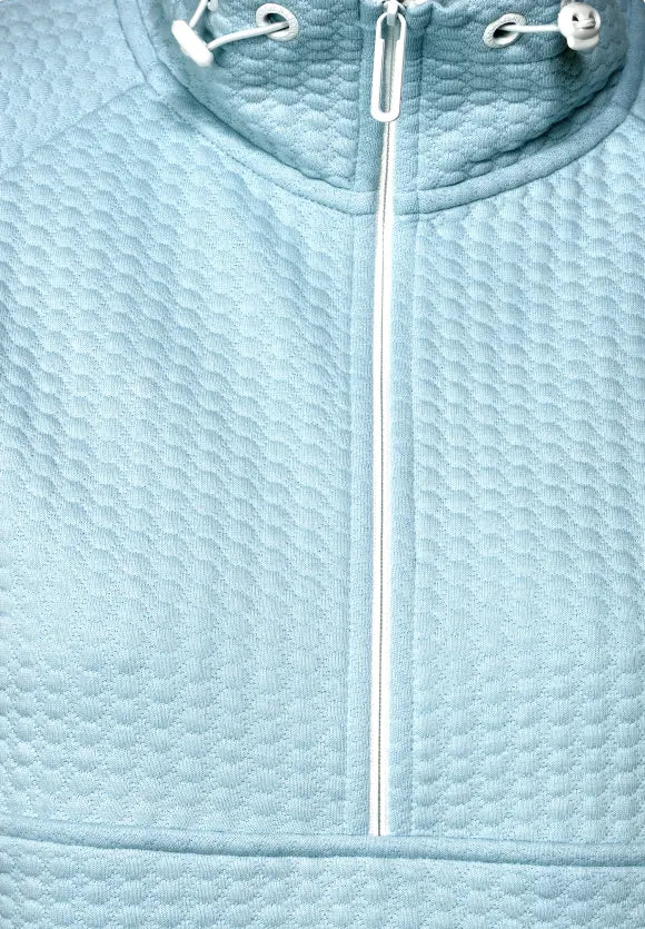 Troyer Structure Sweatshirt - Faded Blue