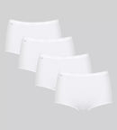 Basic+ Maxi 4 Pack - White