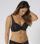 Amourette Spotlight Wired Half Padded Bra - Black