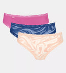 24/7 Weekend Tai 3 Pack - Pink/Blue/White