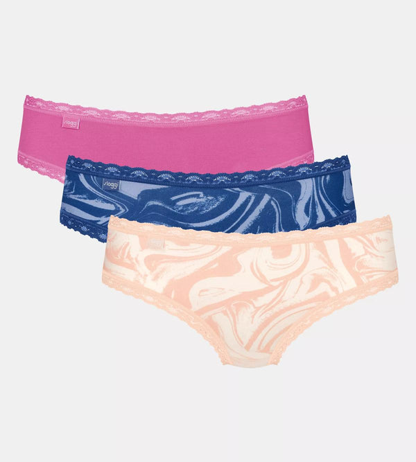 24/7 Weekend Hipster 3 Pack - Pink/Blue/White