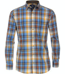 Casual Long Sleeve Shirt - Blue